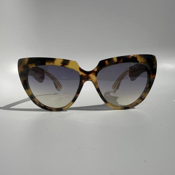 Jacques Marie Mage Edith Cat Eye Sunglasses Tortoise Wood Panels Gold BNIB Rare - Picture 2 of 16